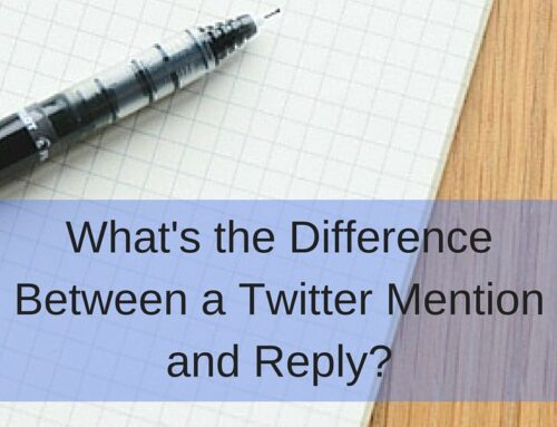 What’s the Difference Between a Twitter Mention and Reply